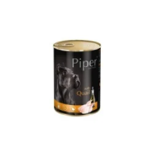 Pachet Piper Adult Dog cu Carne de Prepelita, 6x400 g