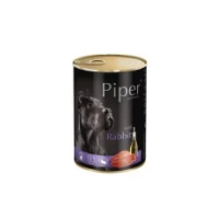 Pachet Piper Adult Dog cu Carne de Iepure, 6x800 g