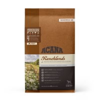 ACANA Regionals Ranchlands, pachet economic hrană uscată fără cereale câini, 11.4kg x 2