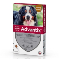 ADVANTIX 600, deparazitare externă câini, pipetă repelentă, XL(40 - 60kg), 1buc