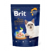 BRIT Premium by Nature Indoor, Pui, hrană uscată pisici de interior, 800g