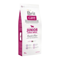BRIT Care Junior Large Breed, L-XL, Miel cu Orez, pachet economic hrană uscată câini junior, 12kg x 2