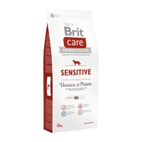 BRIT Care Sensitive Adult S-XL, Vânat cu Cartofi, hrană uscată fără cereale câini, sensibilități digestive, 12kg