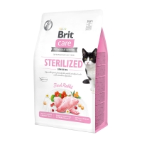 BRIT Care Sterilized Sensitive, Iepure, hrană uscată fără cereale pisici sterilizate, 7kg