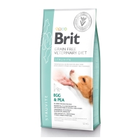BRIT GF Veterinary Diet Struvite, Ou și Mazăre, dietă veterinară câini, pachet economic hrană uscată fără cereale, afecțiuni urinare (struviți), 12kg x 2