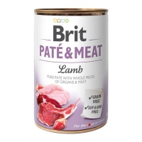 BRIT Pate & Meat, Miel, conservă hrană umedă fără cereale câini, (pate cu bucăți de carne), 400g
