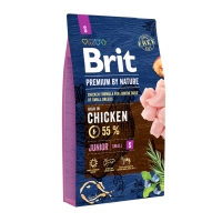 BRIT Premium By Nature Junior Small Breed, XS-S, Pui, hrană uscată câini junior, 8kg