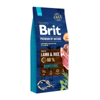 BRIT Premium By Nature Sensitive, Miel, hrană uscată câini, sensibilitați digestive, 15kg