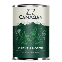 CANAGAN Chicken HotPot, XS-XL, Pui, conservă hrană umedă fără cereale câini junior & adult, (în supă), 400g
