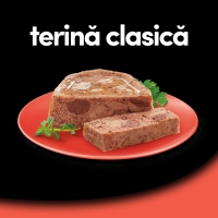 CESAR Terină clasică, Vită și Ficat, taviță hrană umedă câini, (pate), 150g