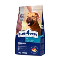 CLUB 4 PAWS Premium Hypoallergenic, Miel și Orez, hrană uscată câini, sensibilități digestive, piele și blană, 2kg