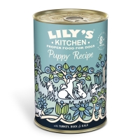 Conserva Caini Lily's Kitchen Junior cu Curcan, Rata si Kale, 400 g
