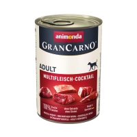GRANCARNO, cocktail carne, pachet economic conservă hrană umedă câini, (in aspic), 400g x 6