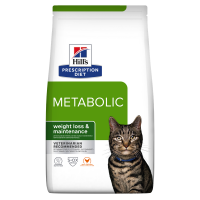 HILL'S Prescription Diet Metabolic, Pui, dietă veterinară pisici, hrană uscată, metabolism (obezitate si diabet), 1.5kg