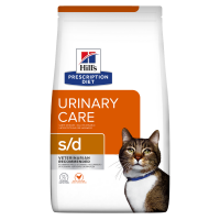 HILL_S Prescription Diet s/d Urinary Care, Pui, dietă veterinară pisici, hrană uscată, afecțiuni urinare, 1.5kg