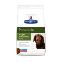 HILL'S Prescription Diet Metabolic + Weight Mini, dietă veterinară câini, hrană uscată, afecțiuni metabolice (obezitate), 3kg