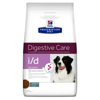 HILL'S Prescription Diet i/d Sensitive Digestive Care, Ou și Orez, dietă veterinară câini, hrană uscată, sensibilități digestive, 12kg