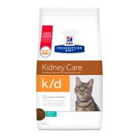 HILL'S Prescription Diet k/d Kidney Care, Ton, dietă veterinară pisici, hrană uscată, afecțiuni renale, 3kg