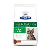 HILL'S Prescription Diet r/d Wheight Loss, Pui, dietă veterinară pisici, hrană uscată, scădere în greutate, 3kg
