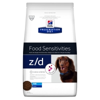 HILL'S Prescription Diet z/d Food Sensitivities Mini, dietă veterinară câini, hrană uscată, afecțiuni dermatologice și digestive, 1kg