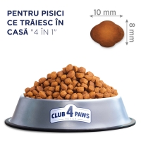 CLUB 4 PAWS Premium Indoor, hrană uscată pisici de interior, 14kg