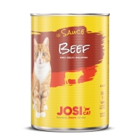 JOSICAT, Vită, bax conservă hrană umedă pisici, (în sos), 415g x 12