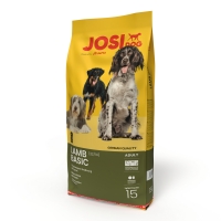 JOSIDOG Lamb Basic, XS-XL, Miel, hrană uscată câini, 15kg