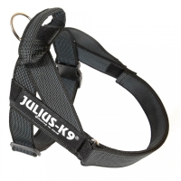 JULIUS-K9 IDC Color & Gray, ham bandă câini, M, 14-25kg, negru