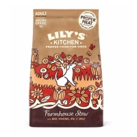 LILY'S KITCHEN Ancient Grains, Vită, pachet economic hrană uscată conținut redus cereale câini, 7kg x 2