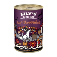 LILY'S KITCHEN Halloween Beef Ghoooulash, Vită, conservă hrană umedă monoproteică fără cereale câini, (In Sos), 400g