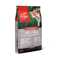 ORIJEN Fit & Trim, pachet economic hrană uscată fără cereale pisici, metabolism, 5.4kg x 2