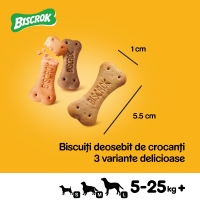 PEDIGREE Biscrok Multi Mix, recompense câini, biscuiți, Pui, Vită și Miel , 200g