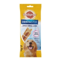 PEDIGREE DentaStix Daily Oral Care, pachet economic recompense câini talie mare, batoane, 7buc x 4