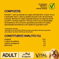 PEDIGREE Vital Protection Adult, Pui și Legume, pachet economic hrană uscată câini, 10kg x 2