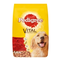PEDIGREE Vital Protection Adult, Vită și Pasăre, pachet economic hrană uscată câini, 8.4kg x 2