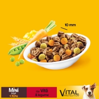 PEDIGREE Vital Protection Mini Adult, Vită și Legume, pachet economic hrană uscată câini, 12kg x 2