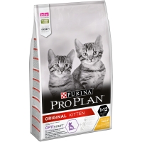 PURINA Pro Plan Original Kitten, Pui, pachet economic hrană uscată pisici junior, 10kg x 2
