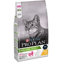 PURINA Pro Plan Sterilised OptiDigest, Pui, hrană uscată pisici sterilizate, 1.5kg