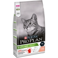 PURINA Pro Plan Sterilised OptiSenses, Somon, hrană uscată pisici sterilizate, 1.5kg