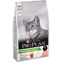 PURINA Pro Plan Sterilised OptiSenses, Somon, hrană uscată pisici sterilizate, 10kg