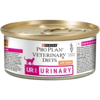 PURINA Pro Plan Veterinary Diets Urinary Mousse, dietă veterinară pisici, conservă hrană umedă, afecțiuni urinare, 195g