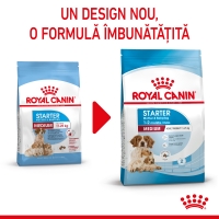 ROYAL CANIN Medium Starter Mother & BabyDog, mama și puiul, pachet economic hrană uscată câini, 15kg x 2