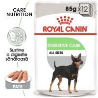 Royal Canin Digestive Care Adult, bax hrană umedă câini, confort digestiv, (pate), 85g x 12