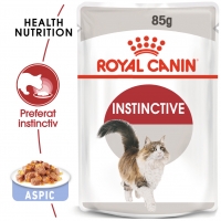 Royal Canin Instinctive Adult, plic hrană umedă pisici, (în aspic), 85g