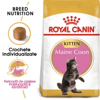 Royal Canin Maine Coon Kitten, pachet economic hrană uscată pisici junior, 2kg x 2