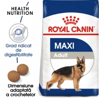 ROYAL CANIN Maxi Adult, hrană uscată câini, 15kg+3kg GRATUIT