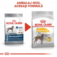 ROYAL CANIN Maxi Dermacomfort, hrană uscată câini, prevenirea iritațiilor pielii, 12kg