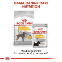 ROYAL CANIN Maxi Dermacomfort, hrană uscată câini, prevenirea iritațiilor pielii, 12kg
