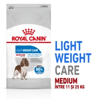 Royal Canin Medium Light Weight Care Adult, hrană uscată câini, managementul greutății, 10kg