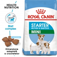 Royal Canin Mini Starter Mother & BabyDog, mama și puiul, hrană uscată câini, 8.5kg